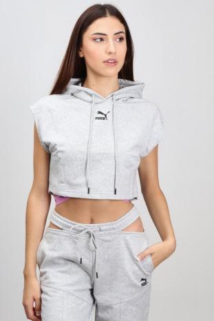 DARE TO HOODED CROPPED VES
